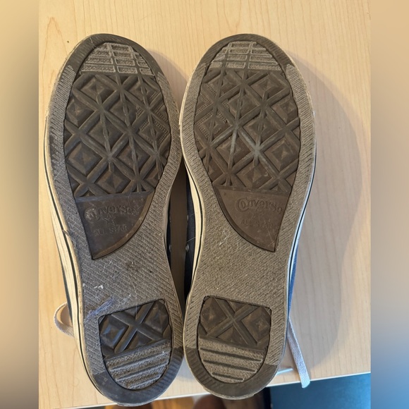 Navy Converse Low Top Allstar Sneakers - Picture 4 of 4